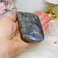Labradorite Freeform with Purple & Pink Flash 10.5cm