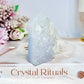 Druzy Blue Lace Agate Tower 7cm