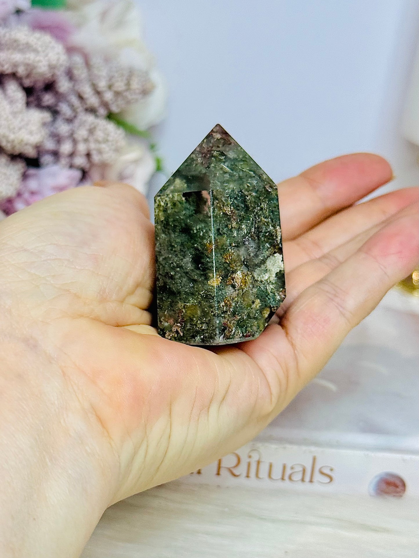 Garden Quartz | Lodolite Chunky Tower 6cm