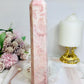 Large Pink Opal Tower 21cm