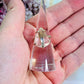 Stunning Clear Quartz Adjustable Ring From Brazil in Gift Bag