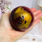 Large Mookaite Jasper Sphere on Stand 604g