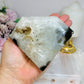 Druzy Agate Pentagon Freeform On Stand 12cm 598g