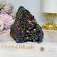 Aura Titanium Quartz Cluster 328g 9cm