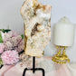 Druzy Pink Amethyst Slab On Stand From Brazil Chunky 20cm 685gram