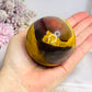 Large Mookaite Jasper Sphere on Stand 371g