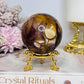 Mookaite Jasper Sphere on Stand 284g
