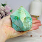 A Rare Stone ~ Chunky Natural Inca Turquoise Carved Freeform | Tower 8cm 334g