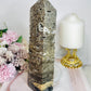 Large Sphalerite Druzy Tower 22cm