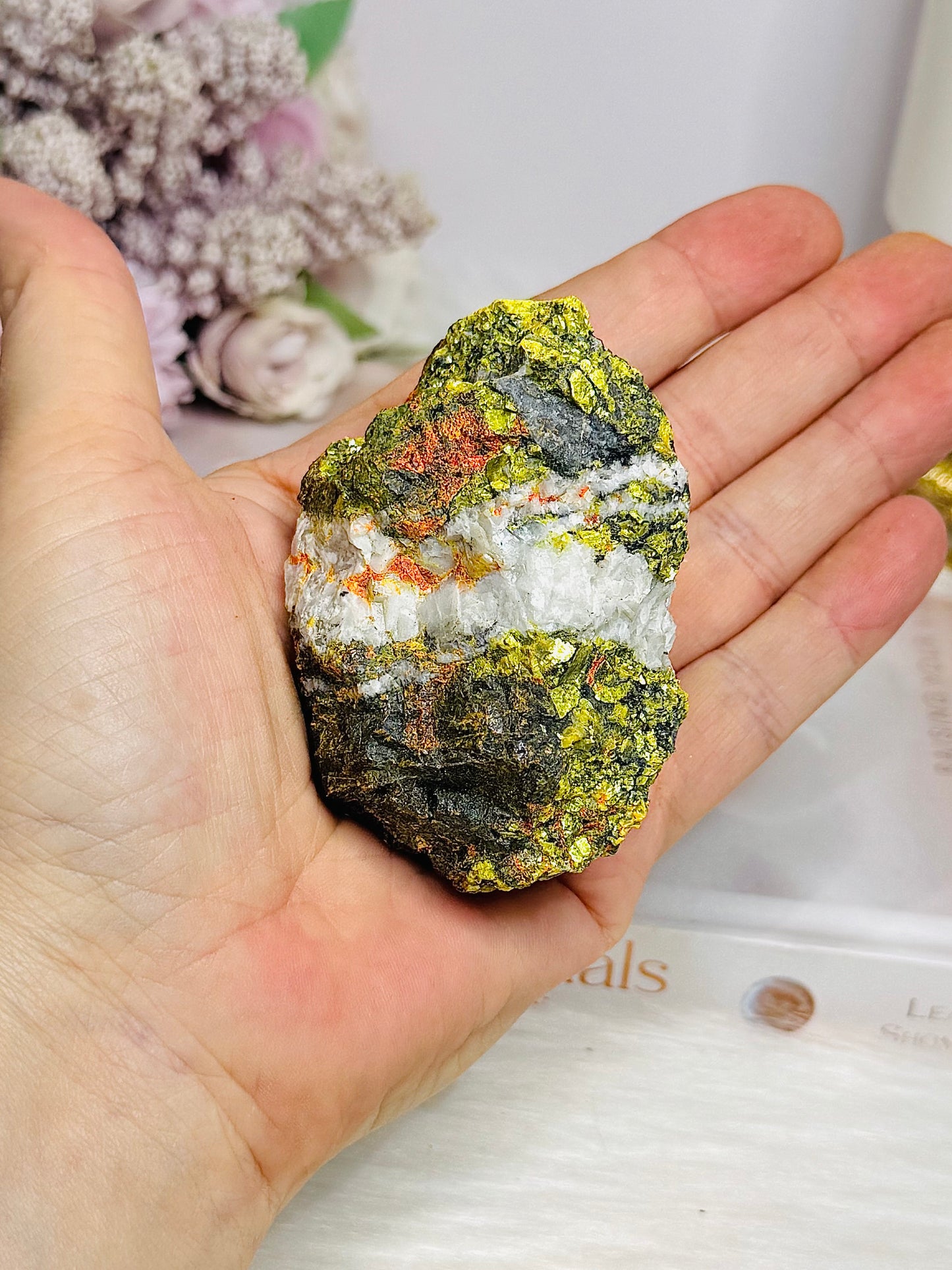 Natural Orpiment | Realgar Specimen (Arsenic Sulphide) 7.5cm 204g