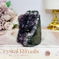 Amethyst Base Cut Cluster 7cm
