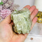 Light Green Transparent Cubed Fluorite Specimen 7cm 255g