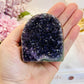 Beautiful High Grade Chunky 7cm Deep Purple Amethyst Base Cut Cluster From Brazil