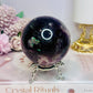 Large Rainbow Fluorite Sphere on Stand 607g