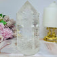 High Grade AAA Clear Quartz Large Chunky Tower From Brazil 15.5cm 956g