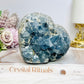 Large Deep Blue Large Chunky Celestite Heart 1.1KG
