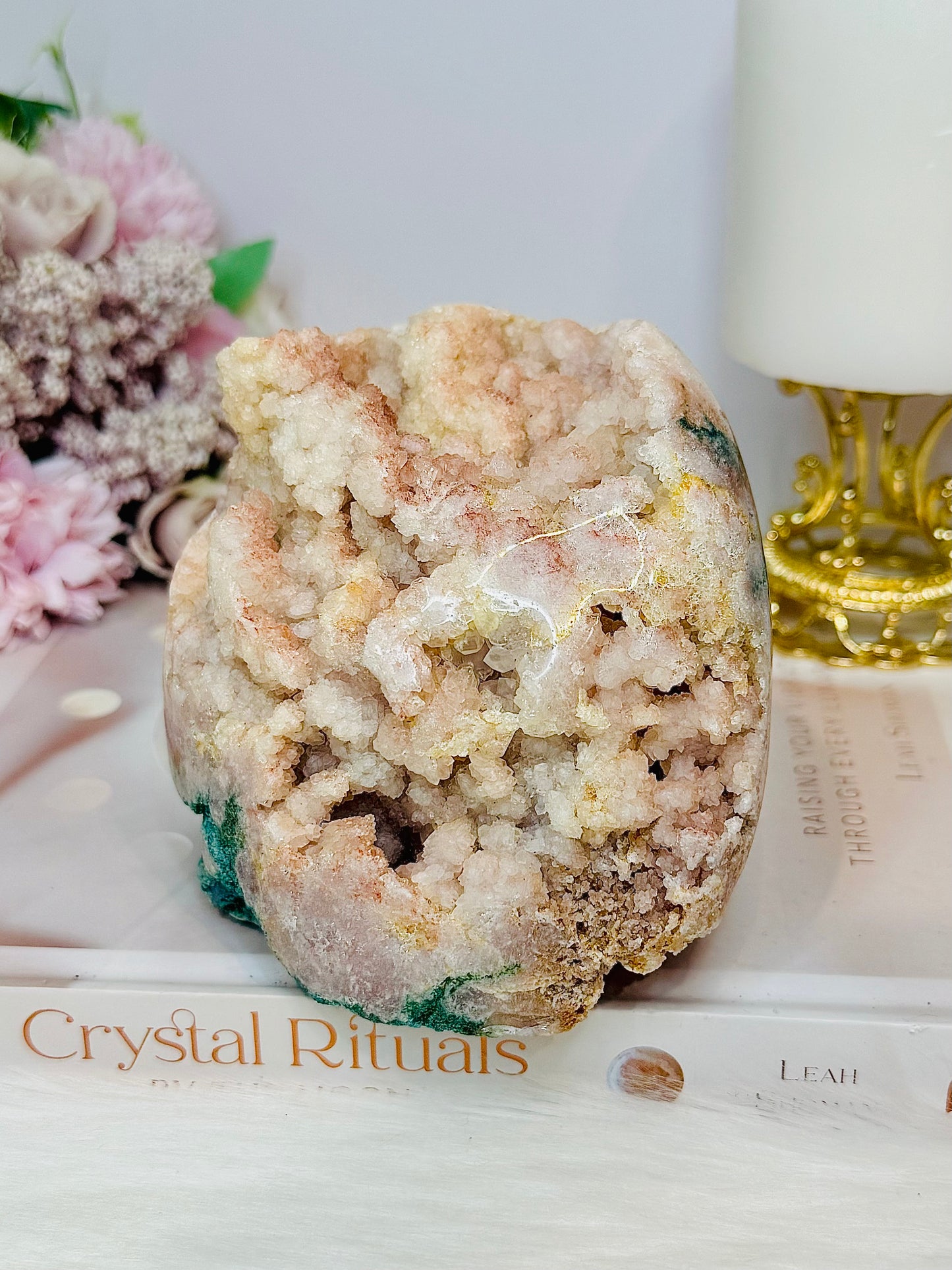 Large Pink Amethyst Druzy Freeform 1.08KG 10cm