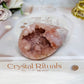Druzy Pink Amethyst Tear Drop 8cm