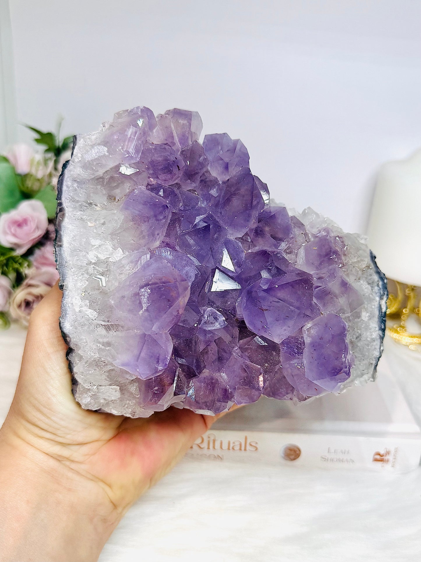 Large Chunky Amethyst Cluster 1.56KG 13cm