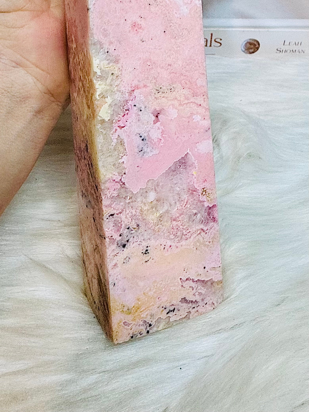 Huge Pink Peruvian Rhodochrosite Tower 29cm 993grams