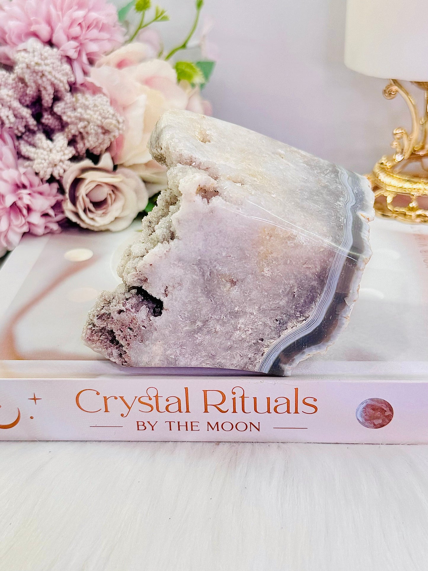 Druzy Pink Amethyst Freeform 442gram