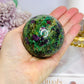 Ruby In Fuchsite Sphere UV Reactive On Stand 378g