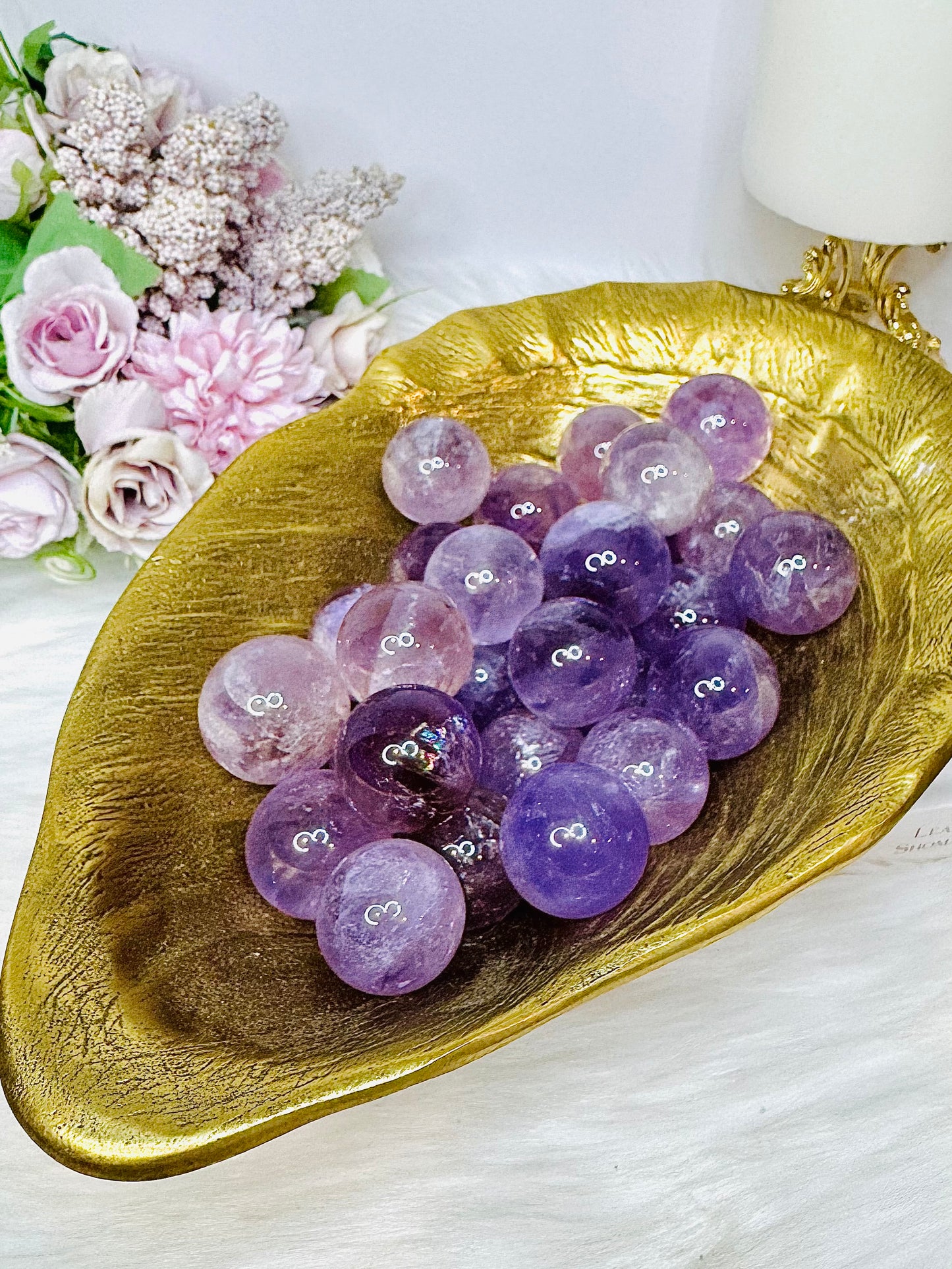 High Grade Small Amethyst Spheres $12 each