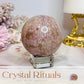 Rare Phosphosiderite Sphere On Stand 262g