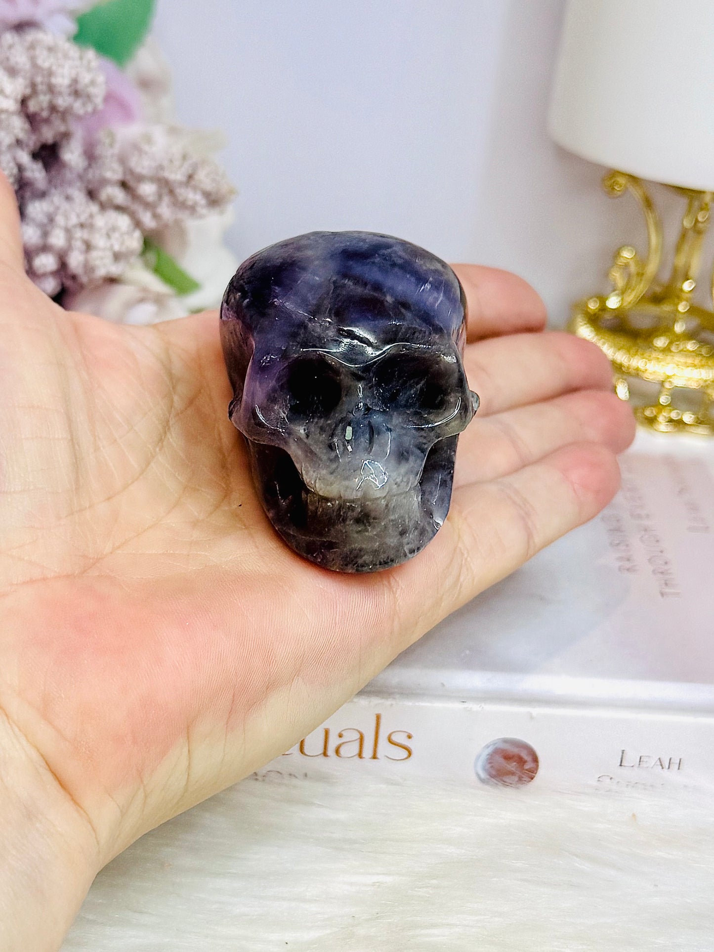 Amethyst Carved Skull 6cm