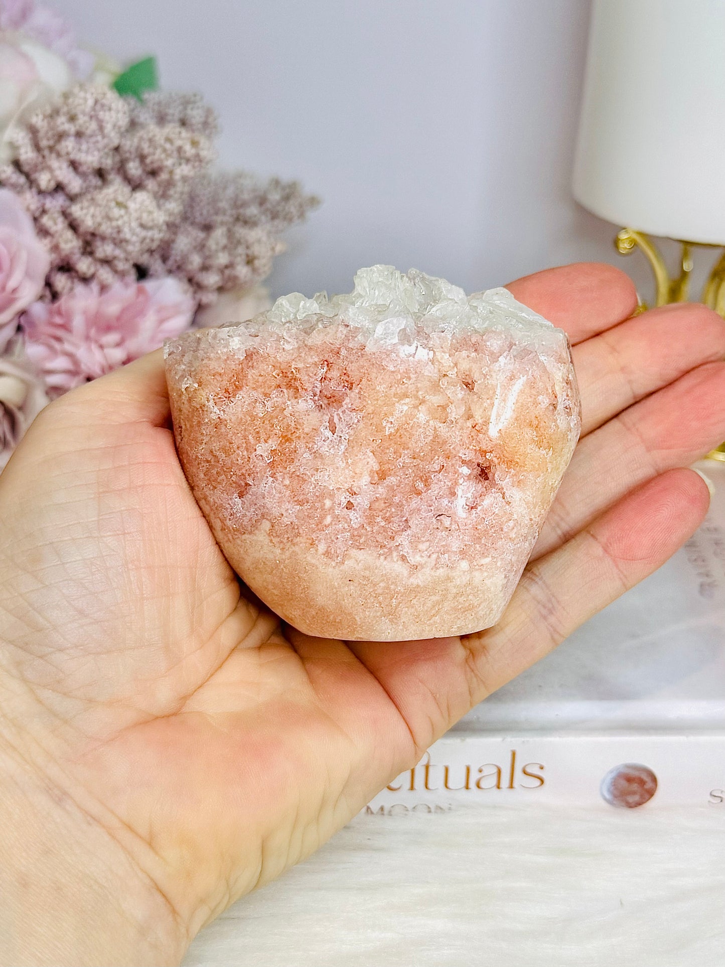 Pink Amethyst Druzy Freeform 269g