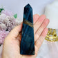 Rare Blue Tigers Eye Tower 12cm