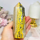 Large Bumblebee Jasper Tower 13.5cm 377g