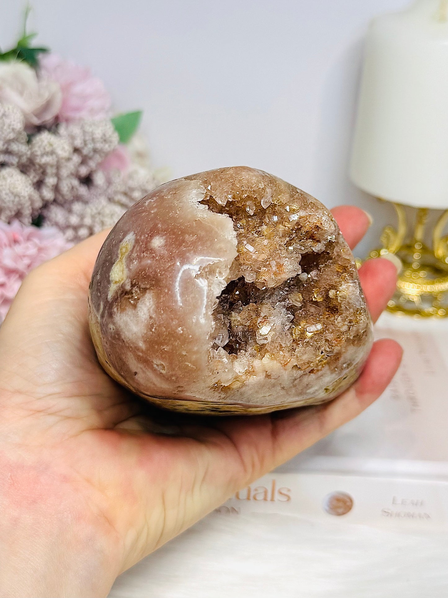 Large Pink Amethyst Druzy Freeform 10cm 788g