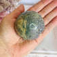 Gorgeous Natural Grape Agate Sphere 229grams On Stand