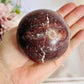 Large 549gram Red Onyx Sphere on Stand