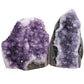 Double Deal ~ Set of 2 Large Amethyst Base Cut Clusters 2.25KG Approx 12cm Tall