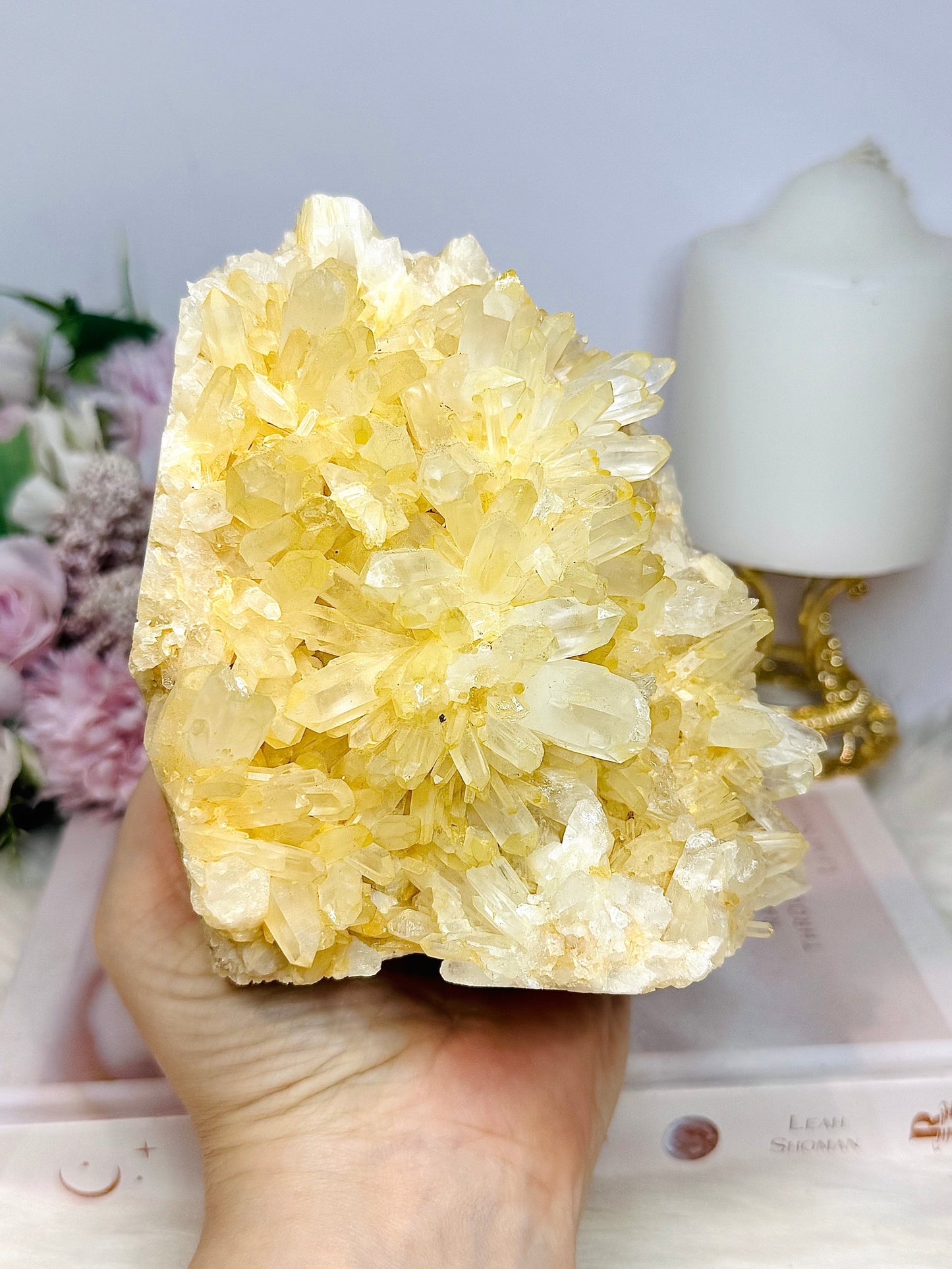 Large Natural Quartz Cluster Freeform 11cm 1.2KG