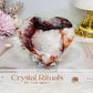 Fire Quartz Heart on Stand 8.5cm