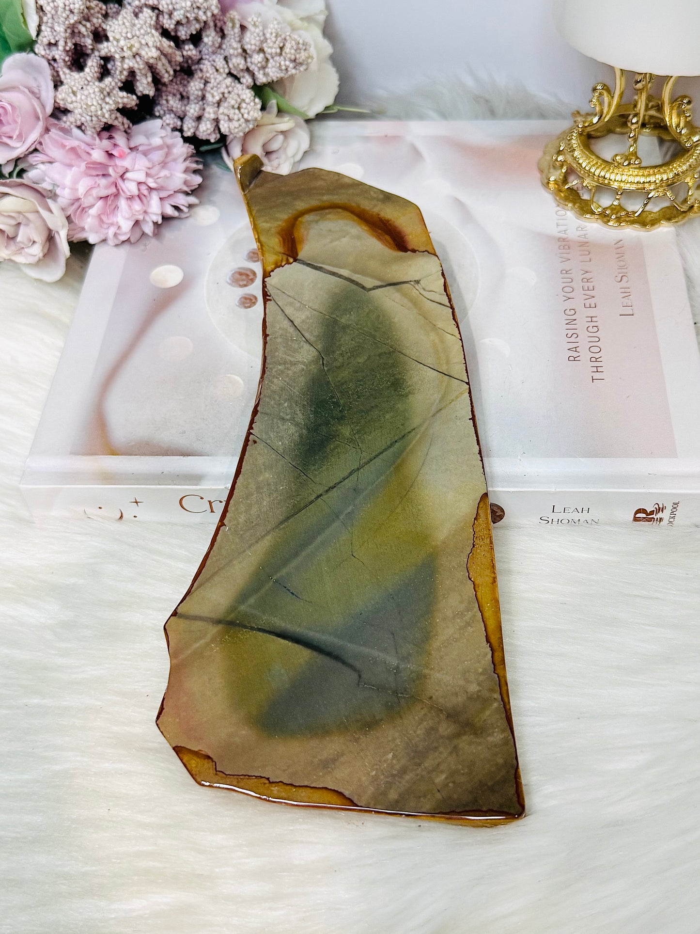 Large Natural Jasper Slab 22cm