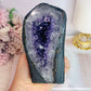 High Grade Divine Deep Purple Large Amethyst Cathedral | Geode From Brazil 826gram 13cm