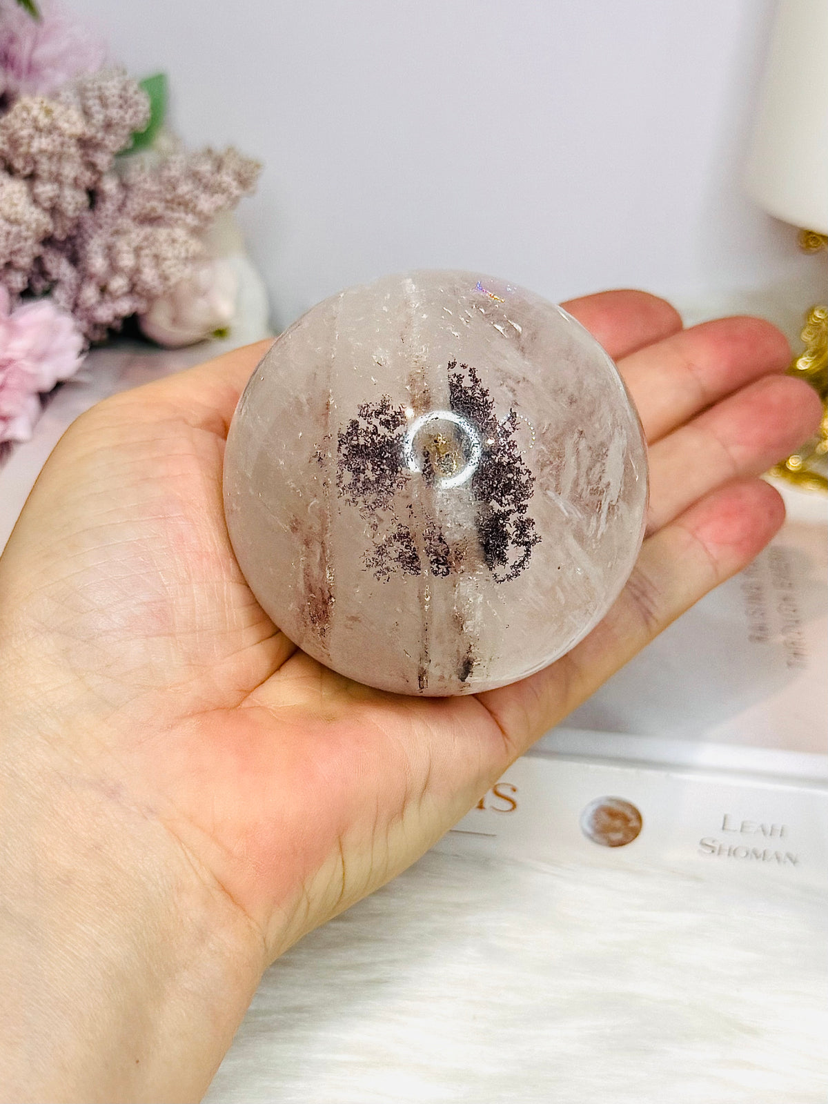 Lodolite | Garden Quartz Sphere on Stand 400g