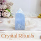 Blue Lace Agate Druzy Tower 5.5cm