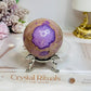 Phosphosiderite Sphere on Stand 284g