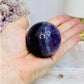 Purple Fluorite Sphere on Stand 195g