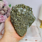 Large Natural Cubed Pyrite Specimen 774g On Stand