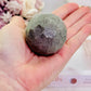 Uniquely Beautiful 184gram Cloud |Grey Quartz Faceted Sphere