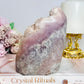 Pink Amethyst Natural Large Druzy Freeform From Brazil 1.02KG 14cm From Brazil