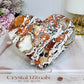 Large Money Agate Heart on Stand 12cm