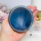 Agate Carved Bowl with Blue Calcite Chips 338g
