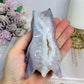 Large Druzy Agate Carved Dragon Head 11cm